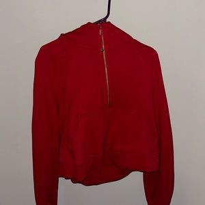 Lululemon scuba hoodie red M/L
